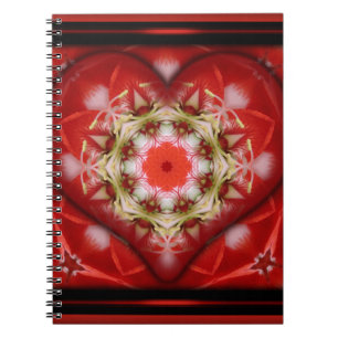 Caderno Espiral Coração in a box