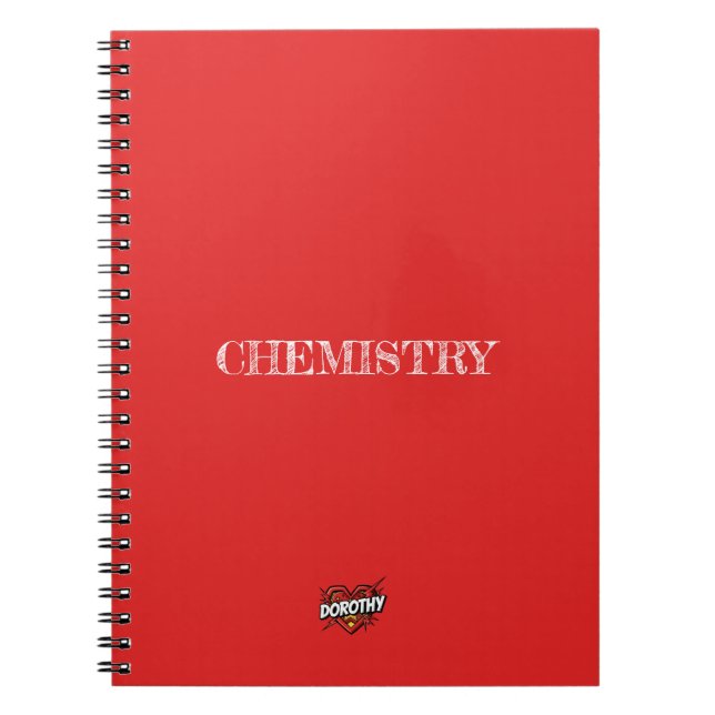 Caderno Espiral Coração Vermelho de Dorothy (Frente)