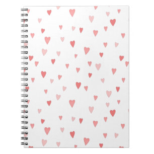 Caderno Espiral Corações
