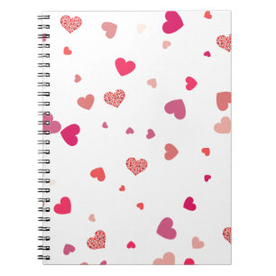 Caderno Espiral Corações - amor