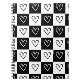 Caderno Espiral Corações da Desktop Board