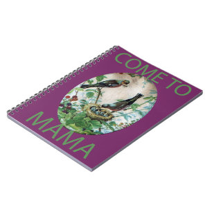 Caderno Espiral Corações Famintos: Mamãe tem Comida! Venha Para Ma