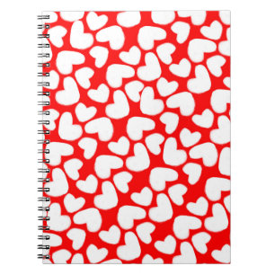 Caderno Espiral Corações tirados 2014