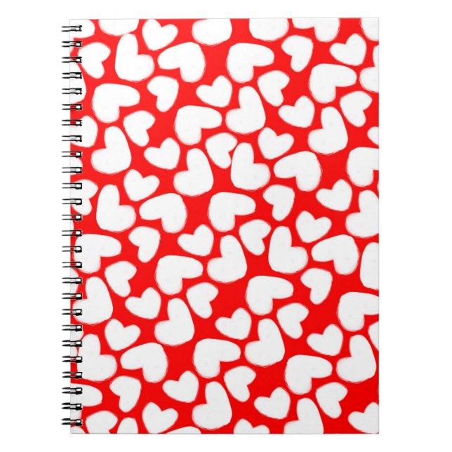 Caderno Espiral Corações tirados 2014 (Frente)