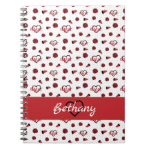 Corações Vermelhos, Pom Poms, Padrão Megafone