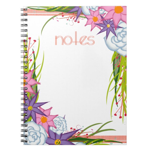 Caderno Espiral Coral Crush Notes Large (Frente)