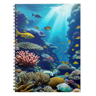 Caderno Espiral Coral Reef