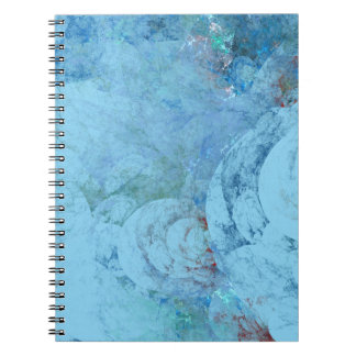 Caderno Espiral Coral Reef Abstrato art
