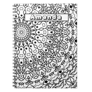 Caderno Espiral Corante, corante personalizado, antistress