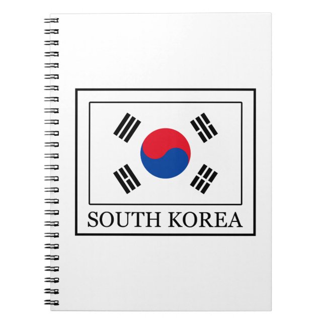 Caderno Espiral Coreia do Sul (Frente)