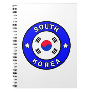 Caderno Espiral Coreia do Sul