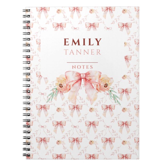 Caderno Espiral Cores d'água do arco (Frente)