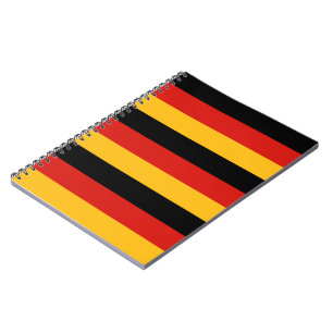 CADERNO ESPIRAL CORES DE BANDEIRA ALEMÃS