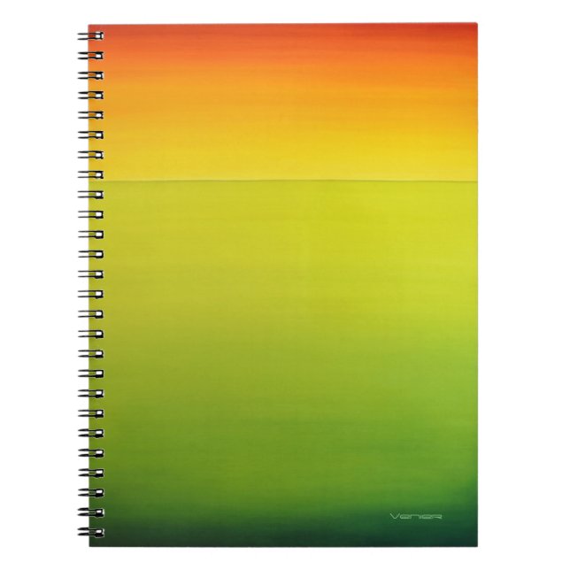 Caderno Espiral Cores de reparo Notebook/Diário/Guestbook - Grande (Frente)