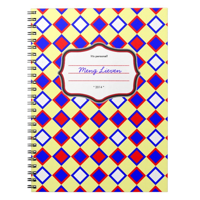 Caderno Espiral Cores Saxónicas (Frente)