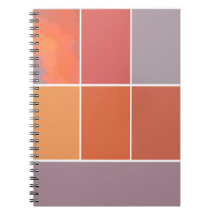 Caderno Espiral Cores Sunset do México