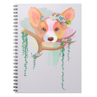 Caderno Espiral   Corgi  Notebook