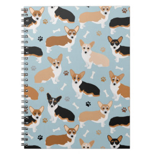 Caderno Espiral Corgi - Patas e Ossos do Cão