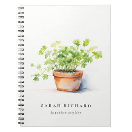 Caderno Espiral Coriander Aquarela De Berço Potente