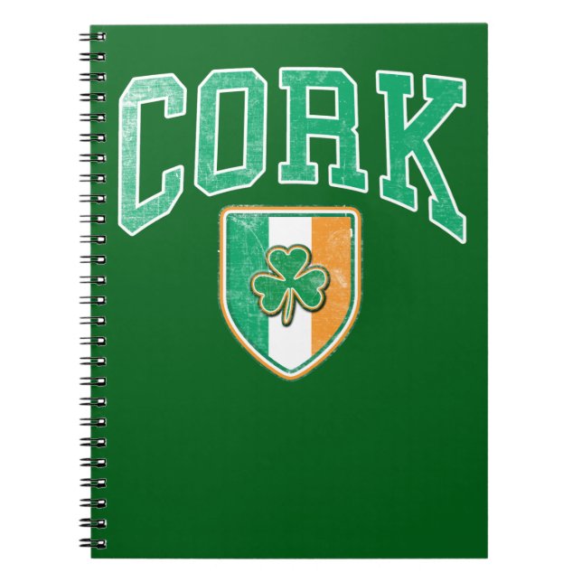 Caderno Espiral CORK Irlanda (Frente)