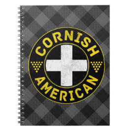 Caderno Espiral Cornish American Flag Notepad