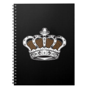 Caderno Espiral Coroa - Castanho