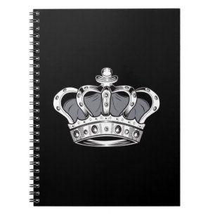 Caderno Espiral Coroa - Cinzas