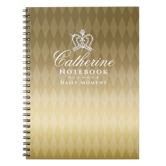 Caderno Espiral Coroa Dourada (Frente)