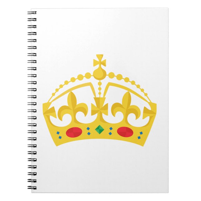 Caderno Espiral Coroa real (Frente)