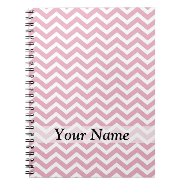 Caderno Espiral Coroa rosa e branca (Frente)