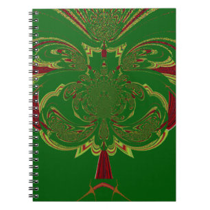Caderno Espiral Coroa Verde