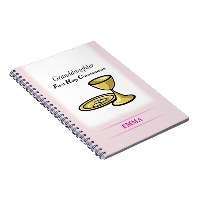 Caderno Espiral Corpo e Sangue da Comunhão Netinha (Lado Direito)