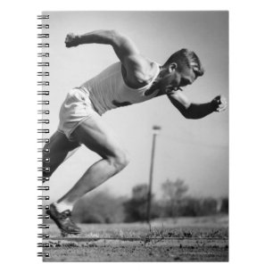 Caderno Espiral Corredor masculino