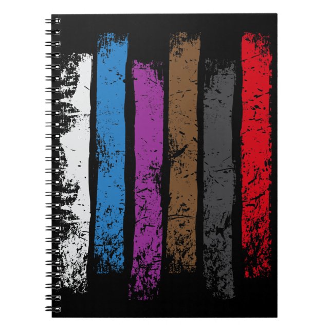 Caderno Espiral Correias unidas design de Jiu Jitsu de Jiu Jitsu (Frente)