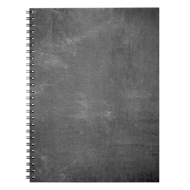Caderno Espiral Corrente de vinheta de quadro de textura (Frente)
