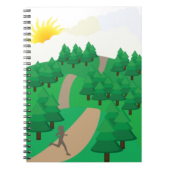 Caderno Espiral Correr ao Ar Livre (Frente)