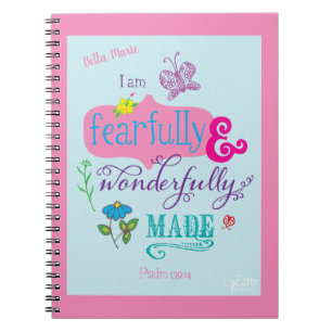 Caderno Espiral Correto e maravilhosamente Bíblia