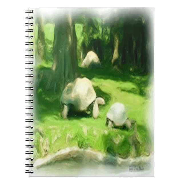 Caderno Espiral Corrida de Tortoise (Frente)
