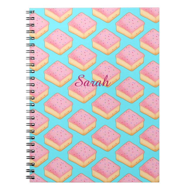 Caderno Espiral Cortadillo mexicano Panorroideiro Rosa, Bolo Dulce (Frente)