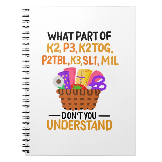 Caderno Espiral Cortando citações engraçadas (Frente)