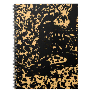 Caderno Espiral Corte de textura em mármore