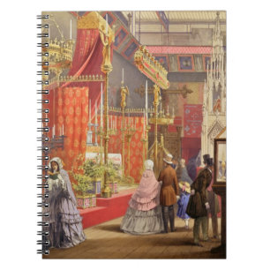 Caderno Espiral Corte medieval, projetada por Pugin, placa 40 de "