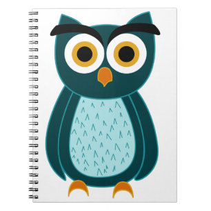Caderno Espiral Coruja