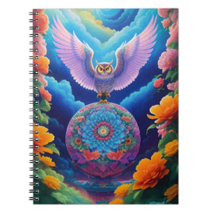 Caderno Espiral Coruja