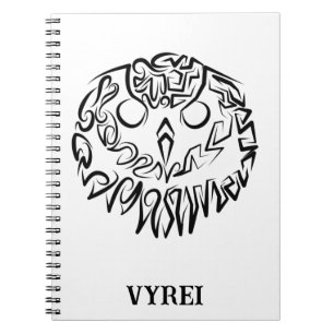 Caderno Espiral Coruja Branca e Negra