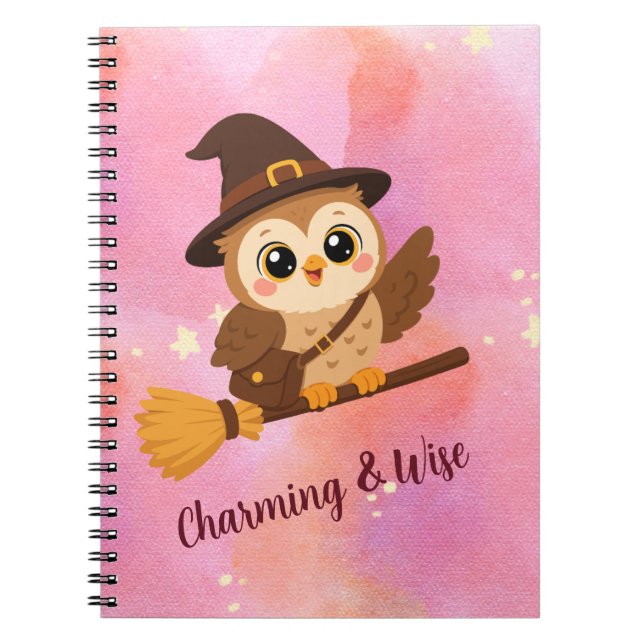 Caderno Espiral Coruja fofa (Frente)