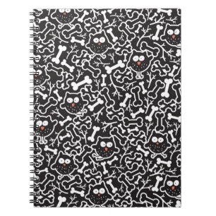 Caderno Espiral Corujas e ossos