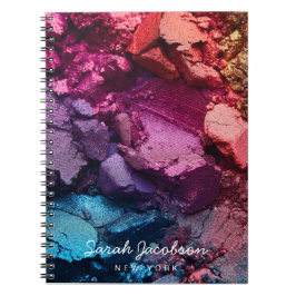 Caderno Espiral Cosméticos de Luxo Cosmetologista Sombra para Olho