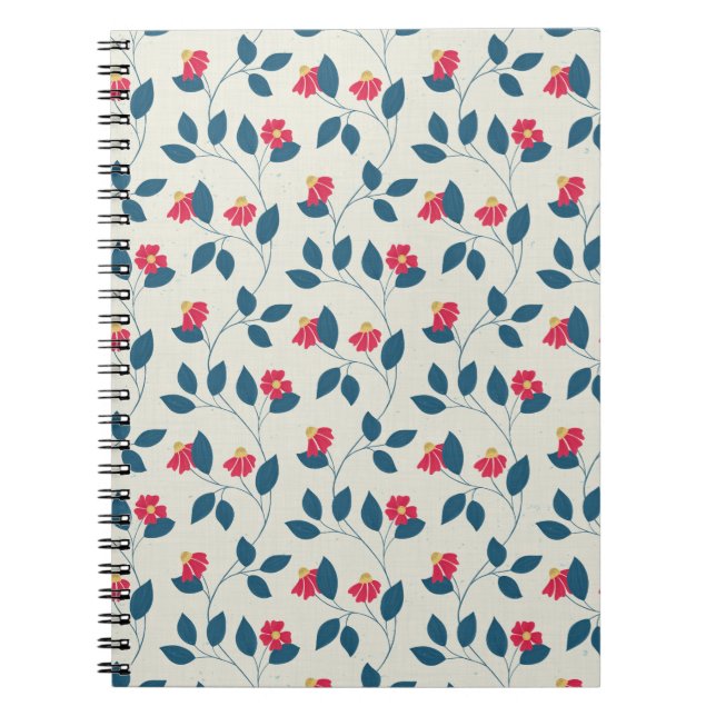 Caderno Espiral Cosmic Bloom Trailing (Frente)