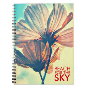 Caderno Espiral Cosmos Reach for the Sky Quote